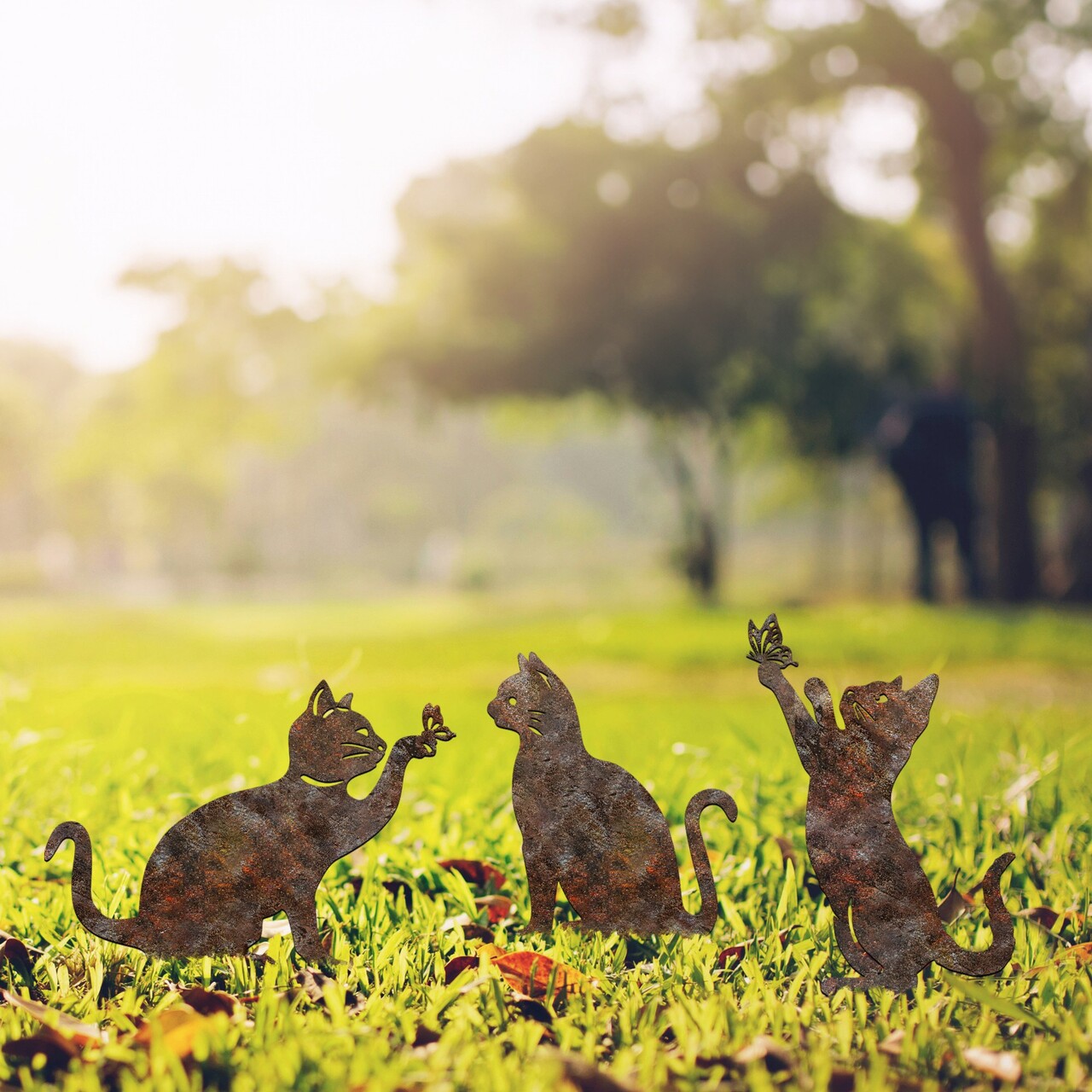 Obiect decorativ de grădină, Fam 13, Maro antichizat - imagine 7